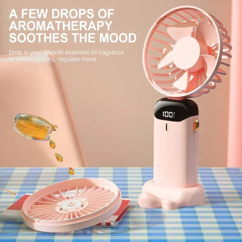 Foldable Handheld Neck Fan