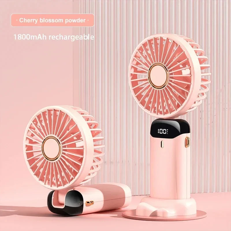 Foldable Handheld Neck Fan